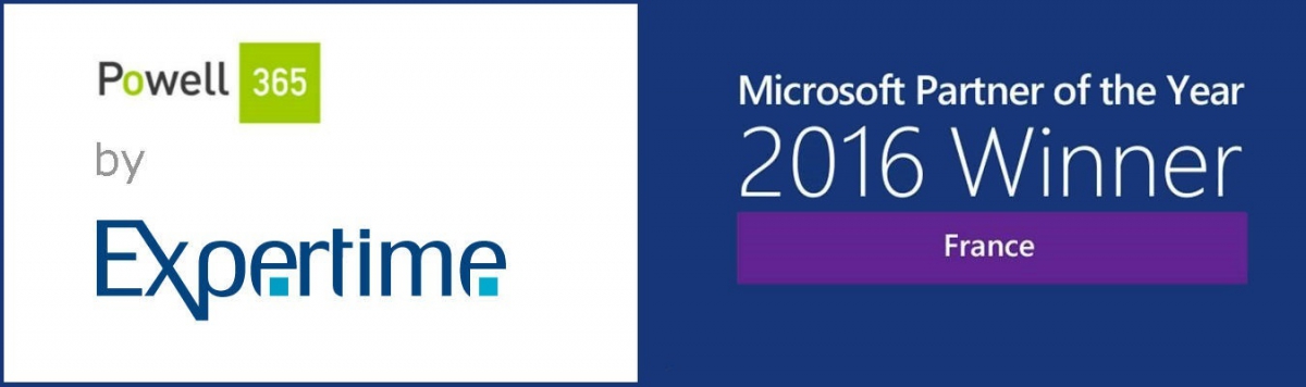 Expertime Partenaire Français 2016 de Microsoft