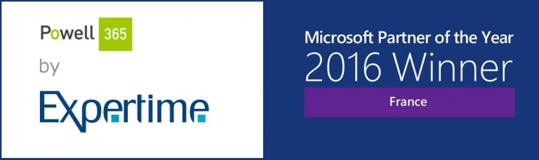 Expertime Partenaire Français 2016 de Microsoft