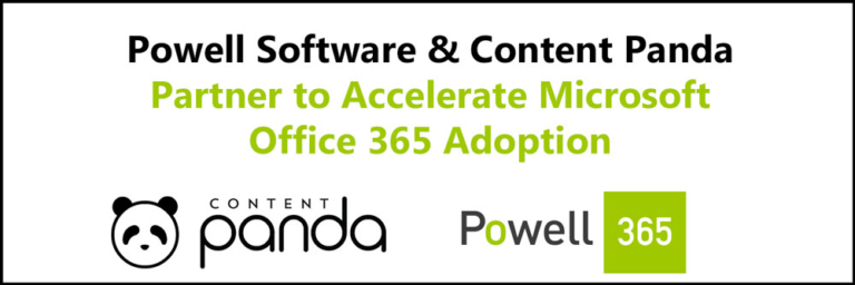Powell Software and Content Panda Partner to Accelerate Microsoft Office 365 Adoption