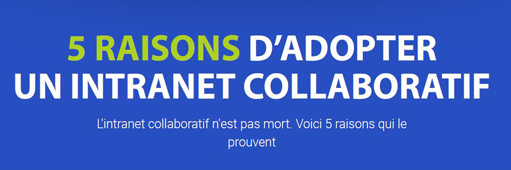 5 raisons d’avoir un intranet collaboratif dans votre entreprise