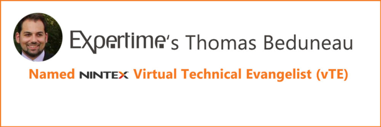 Expertime’s Thomas Beduneau Named Nintex vTE