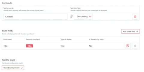 addint content types in the contribution board