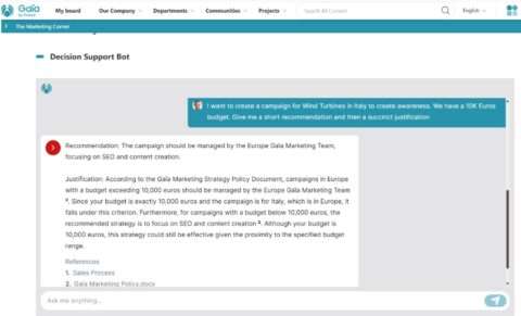 Decision Support Bot