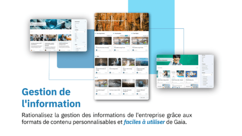 L'espace de démonstration Gaia de Powell Software pour une bonne gestion de l'information