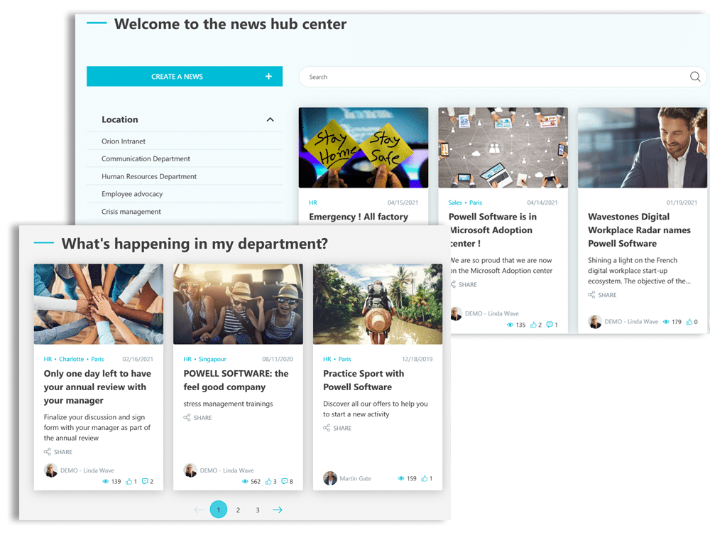 Aligned and Engaged with corporate communications