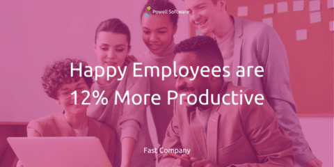 Happy employees are productive employees