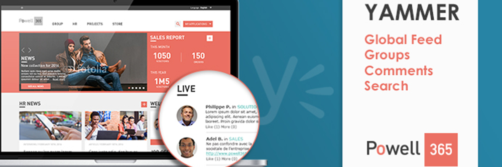 Découvrez comment Powell 365 tire parti de la fonctionnalité Yammer