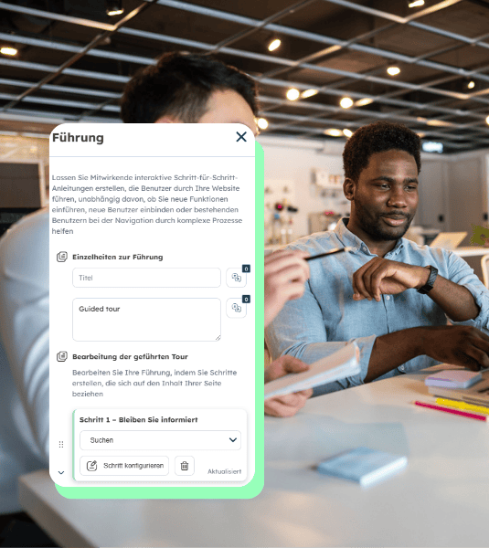 Onboarding Strecke Intranet