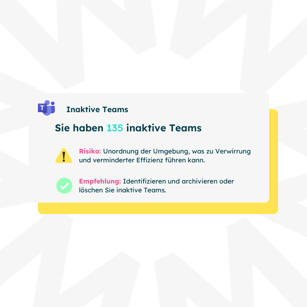 Microsoft Teams inaktive Teams