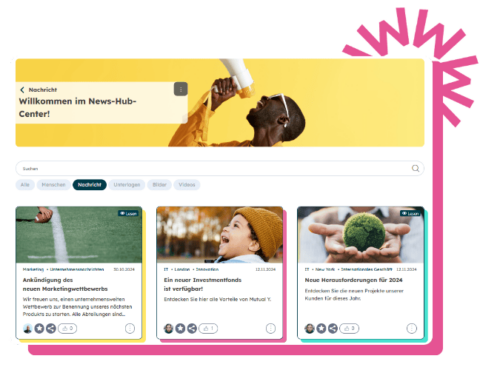 Ein zentraler Ort für alle Ihre Informationen und Dokumente