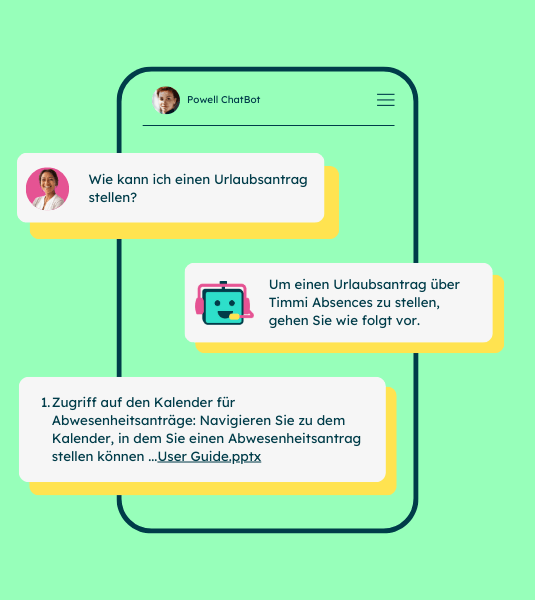 AI Chatbot Powell Intranet