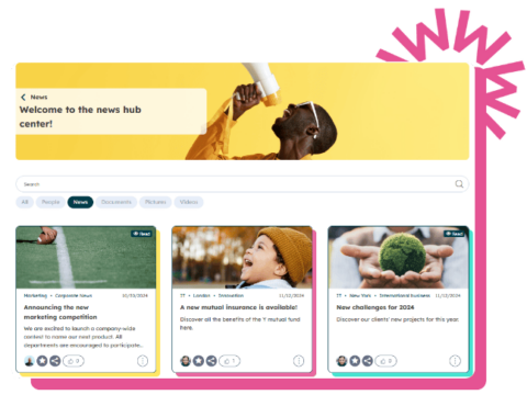 Welcome Page Powell Intranet