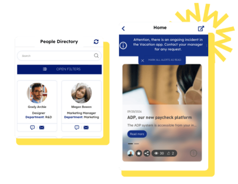 mobile app people directory