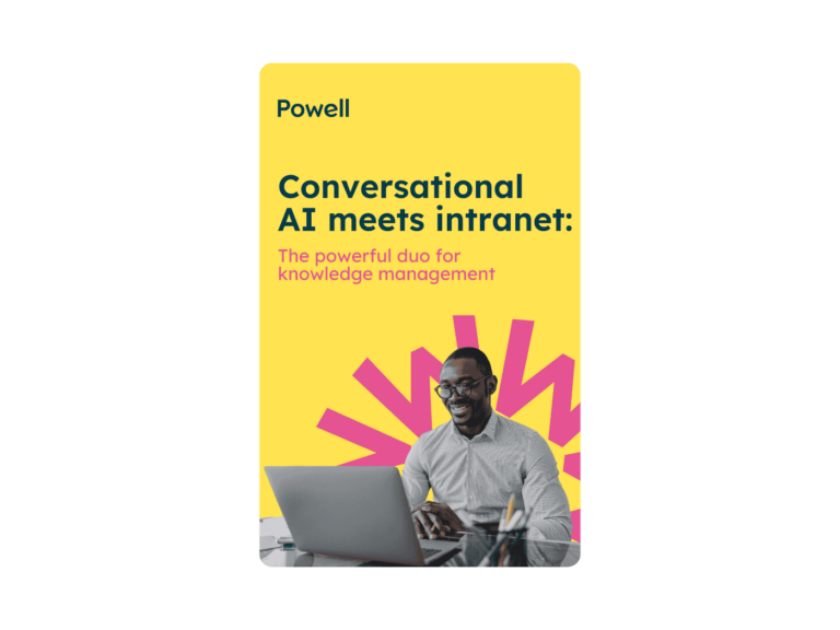 Conversational AI and intranet: a match made in productivity heaven ⚡