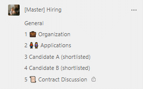 HR Recruiting Teams template