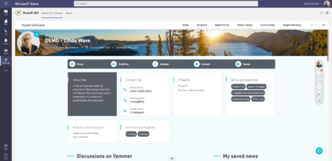 Powell Intranet in Teams_My board