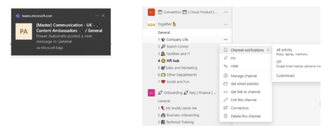 Share content in Microsoft Teams