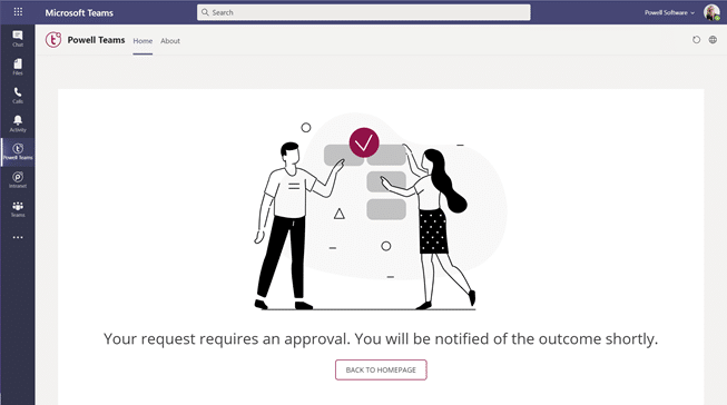 Team creation - Powell Teams