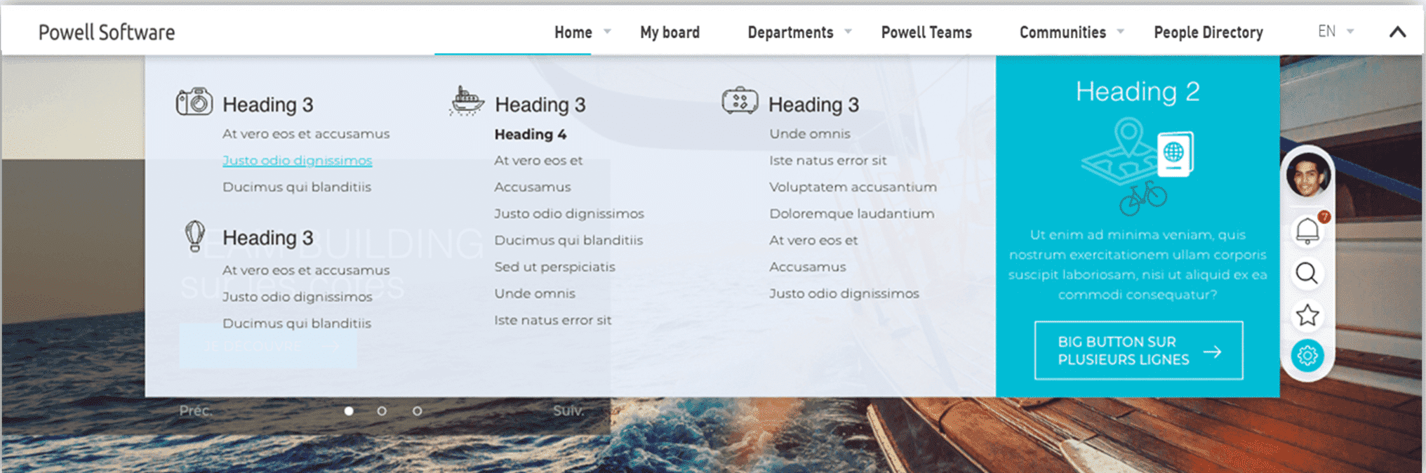 User Friendly Navigation Powell Intranet