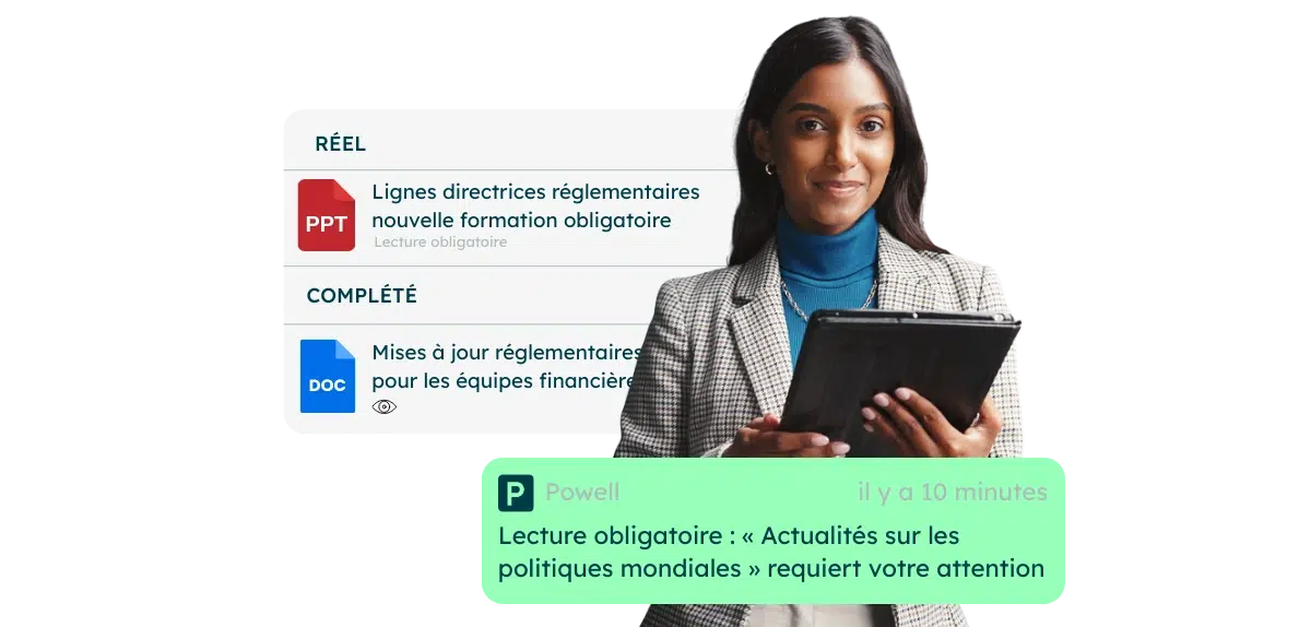 notifications intranet banque finance