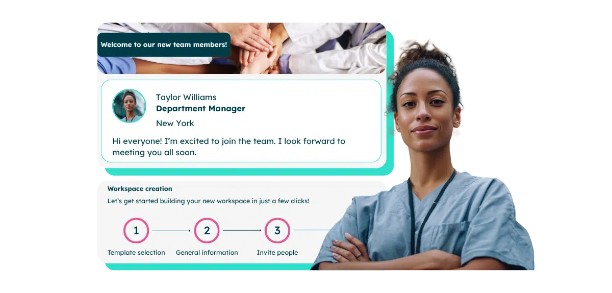 health intranet pop-up
